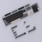 Black Grey 104+22 Keys Cherry Profile PBT Doubleshot Keycaps Set for MX Keyboard